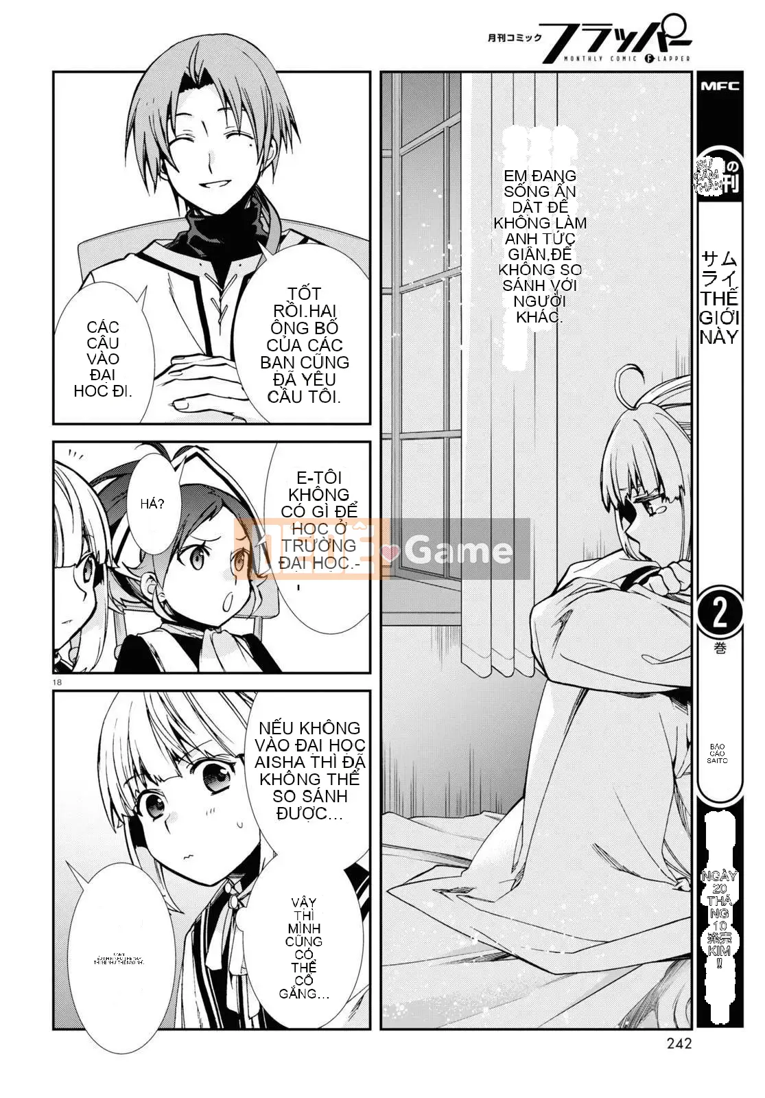 Tái sinh mà không có việc làm Chương 094