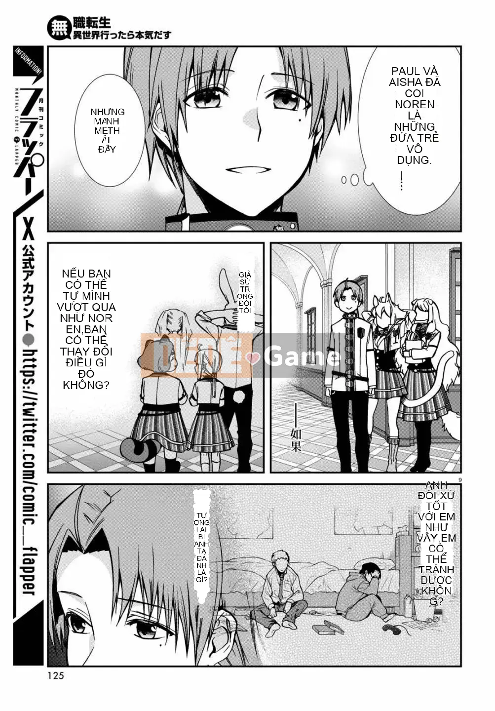 Tái sinh mà không có việc làm Chương 095