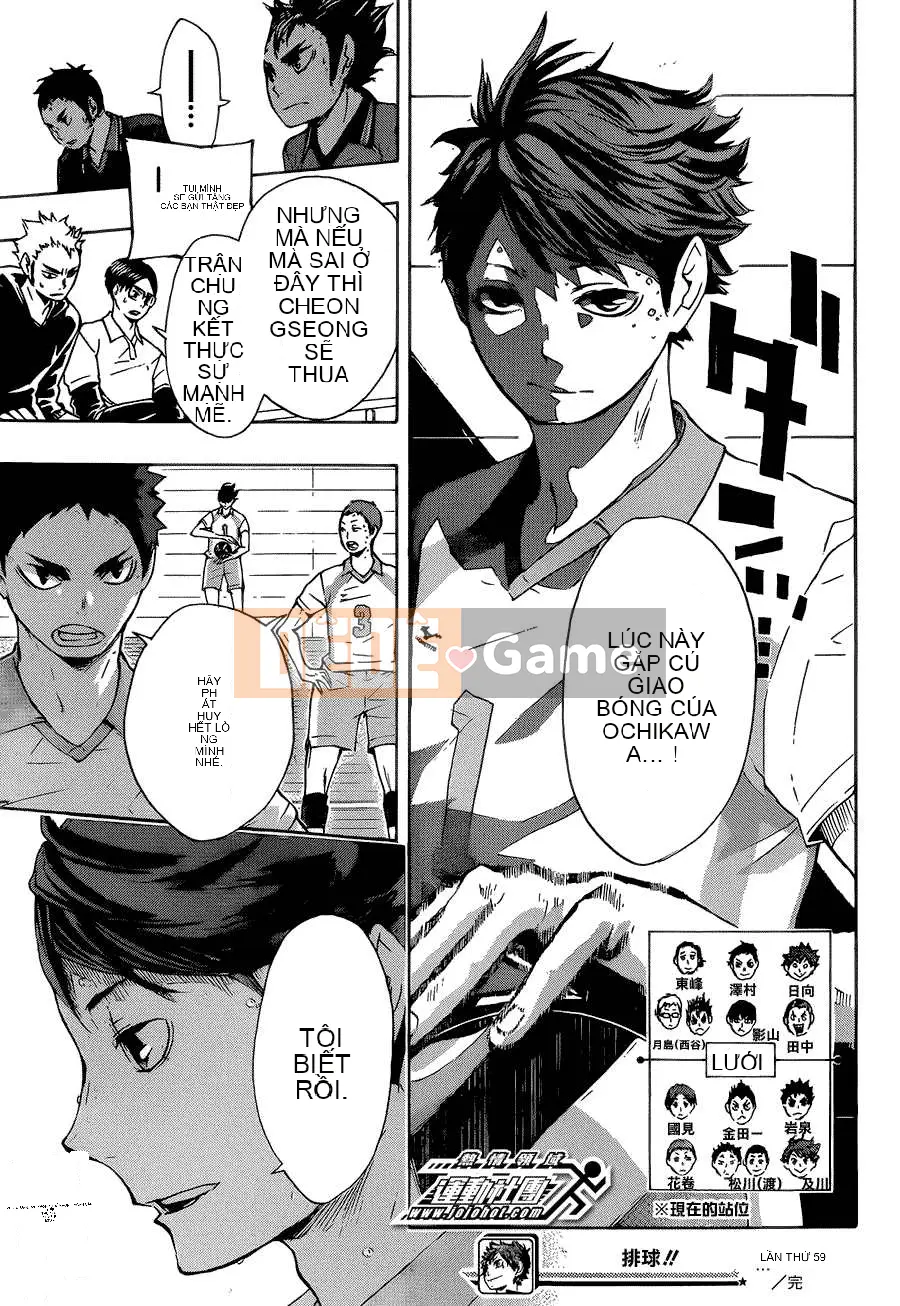 Cậu bé bóng chuyền Chương 059