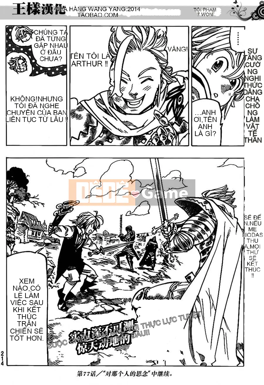 Bảy tội lỗi ban đầu Chương 076