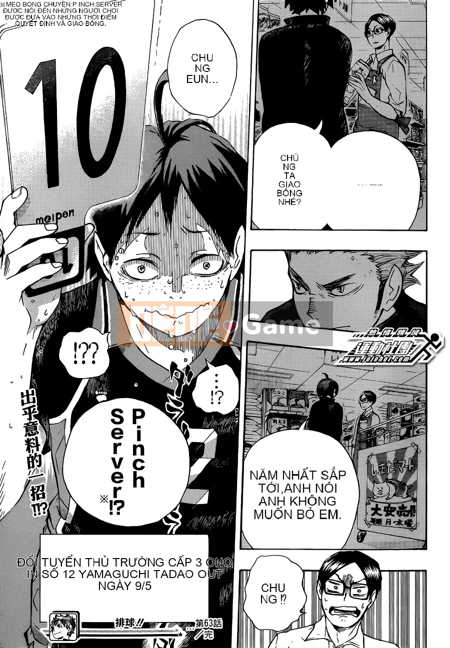 Cậu bé bóng chuyền Chương 063