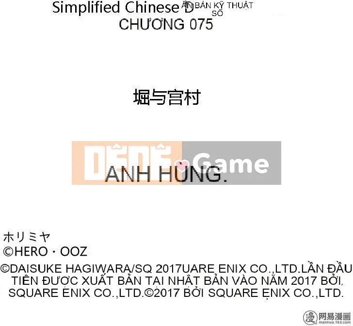 Làng Horiyomiya Chương 075