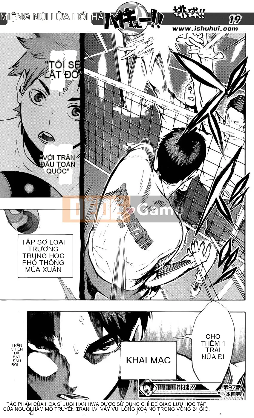 Cậu bé bóng chuyền Chương 097