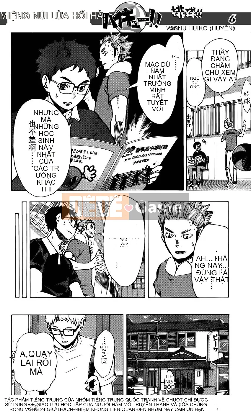 Cậu bé bóng chuyền Chương 098