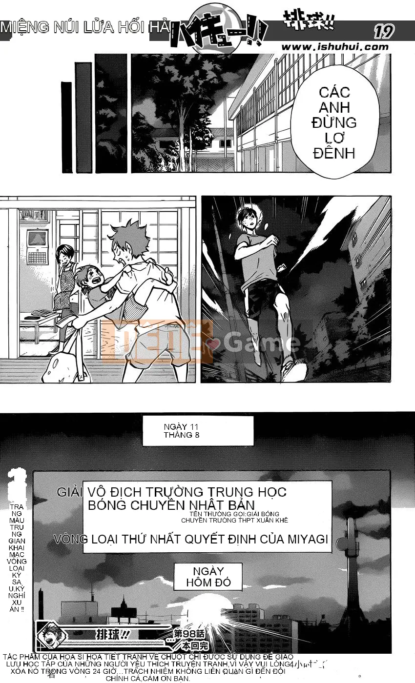 Cậu bé bóng chuyền Chương 098