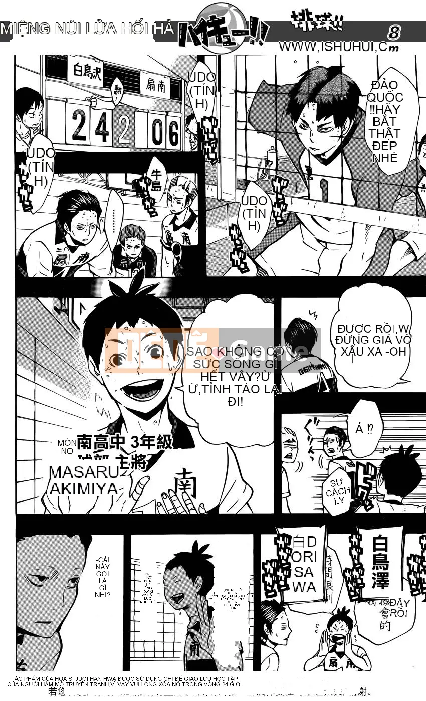 Cậu bé bóng chuyền Chương 100