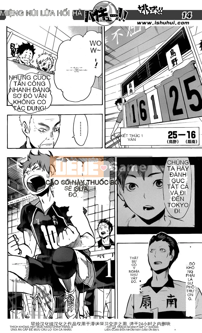 Cậu bé bóng chuyền Chương 100