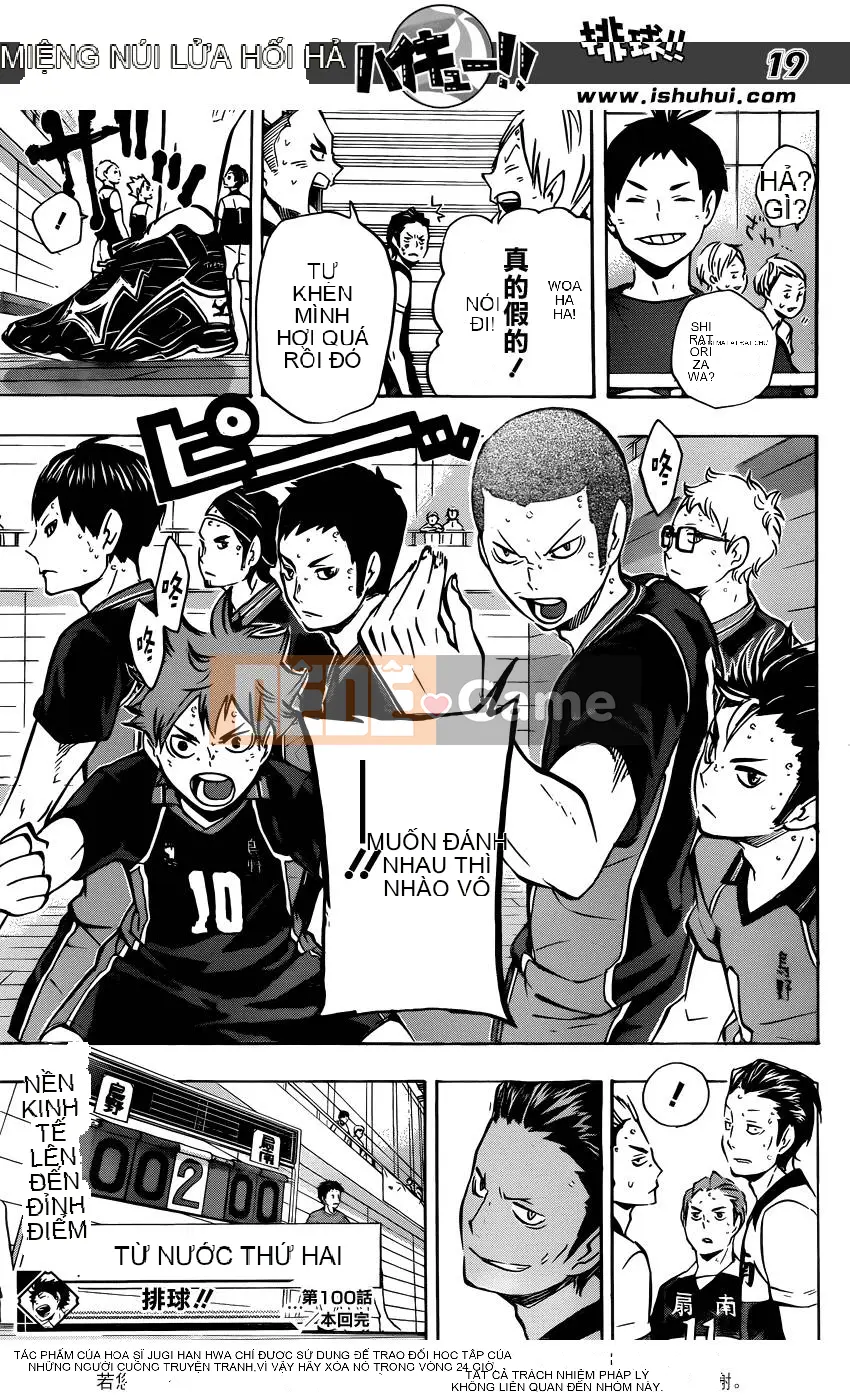 Cậu bé bóng chuyền Chương 100
