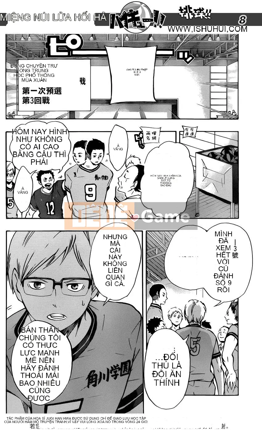 Cậu bé bóng chuyền Chương 102