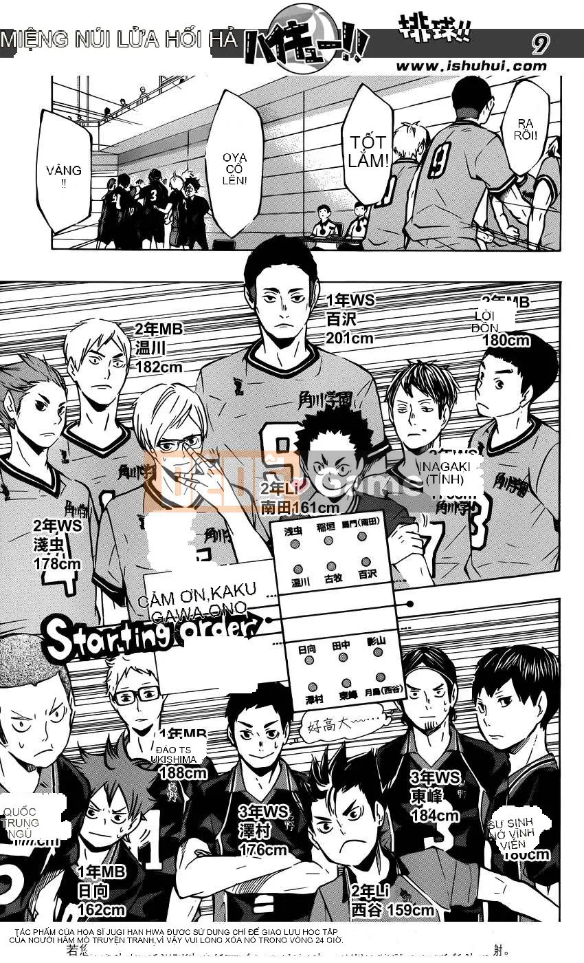 Cậu bé bóng chuyền Chương 102