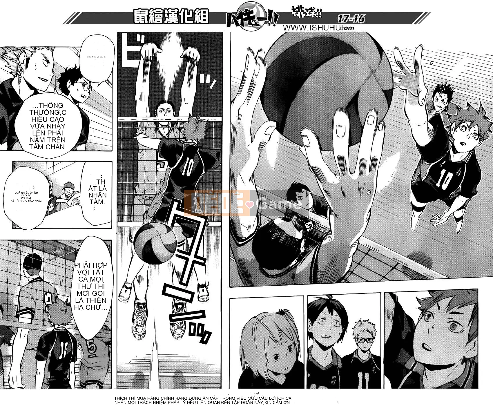 Cậu bé bóng chuyền Chương 102