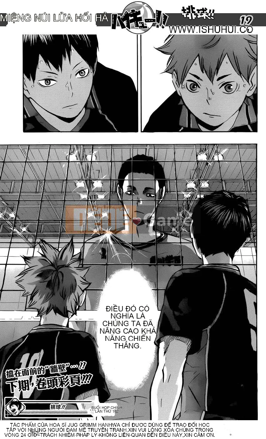 Cậu bé bóng chuyền Chương 102