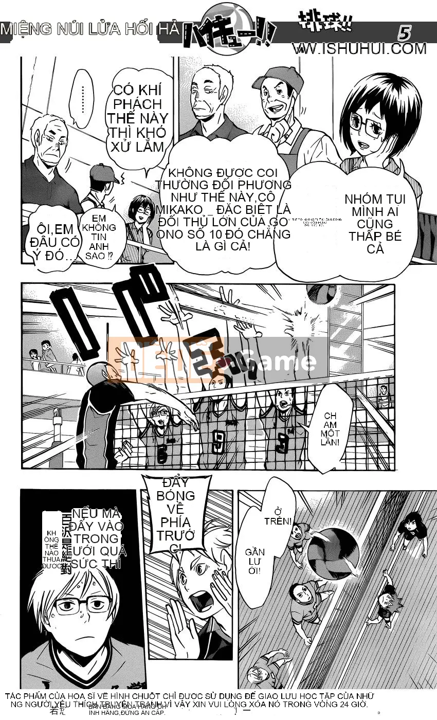 Cậu bé bóng chuyền Chương 103