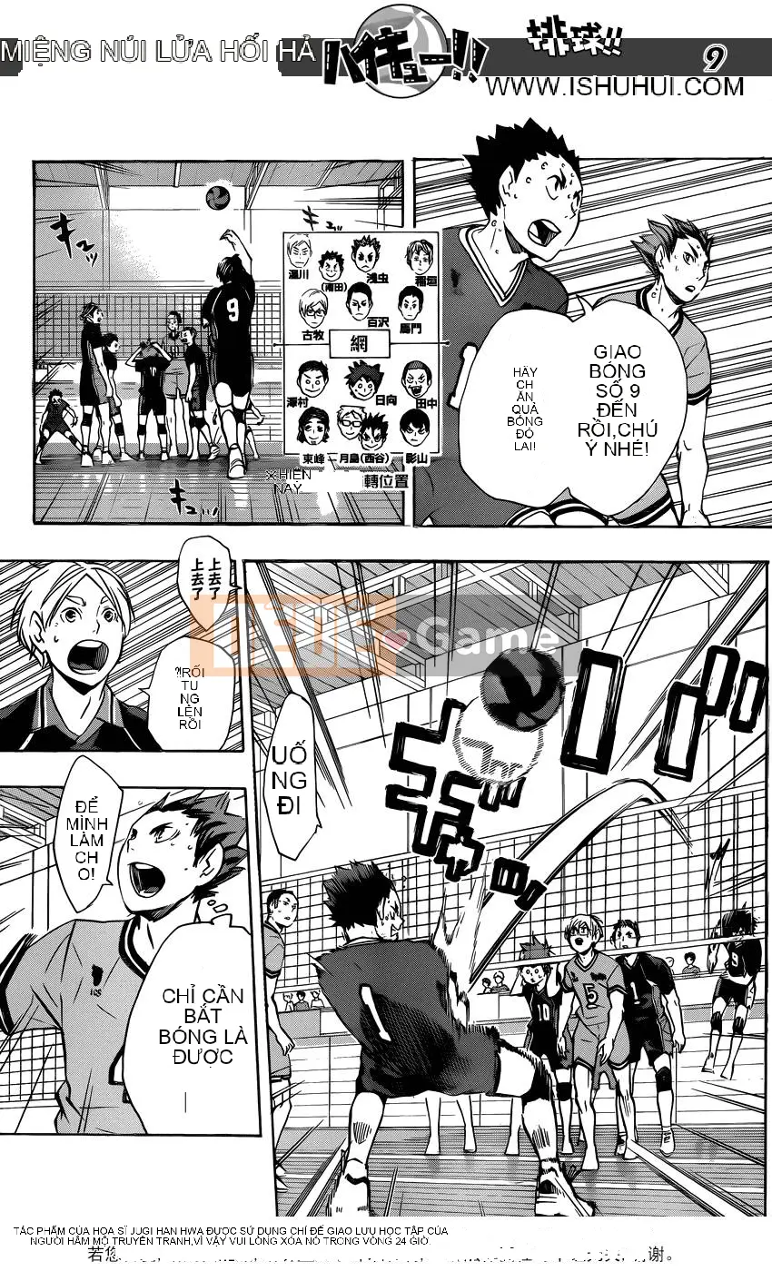 Cậu bé bóng chuyền Chương 103