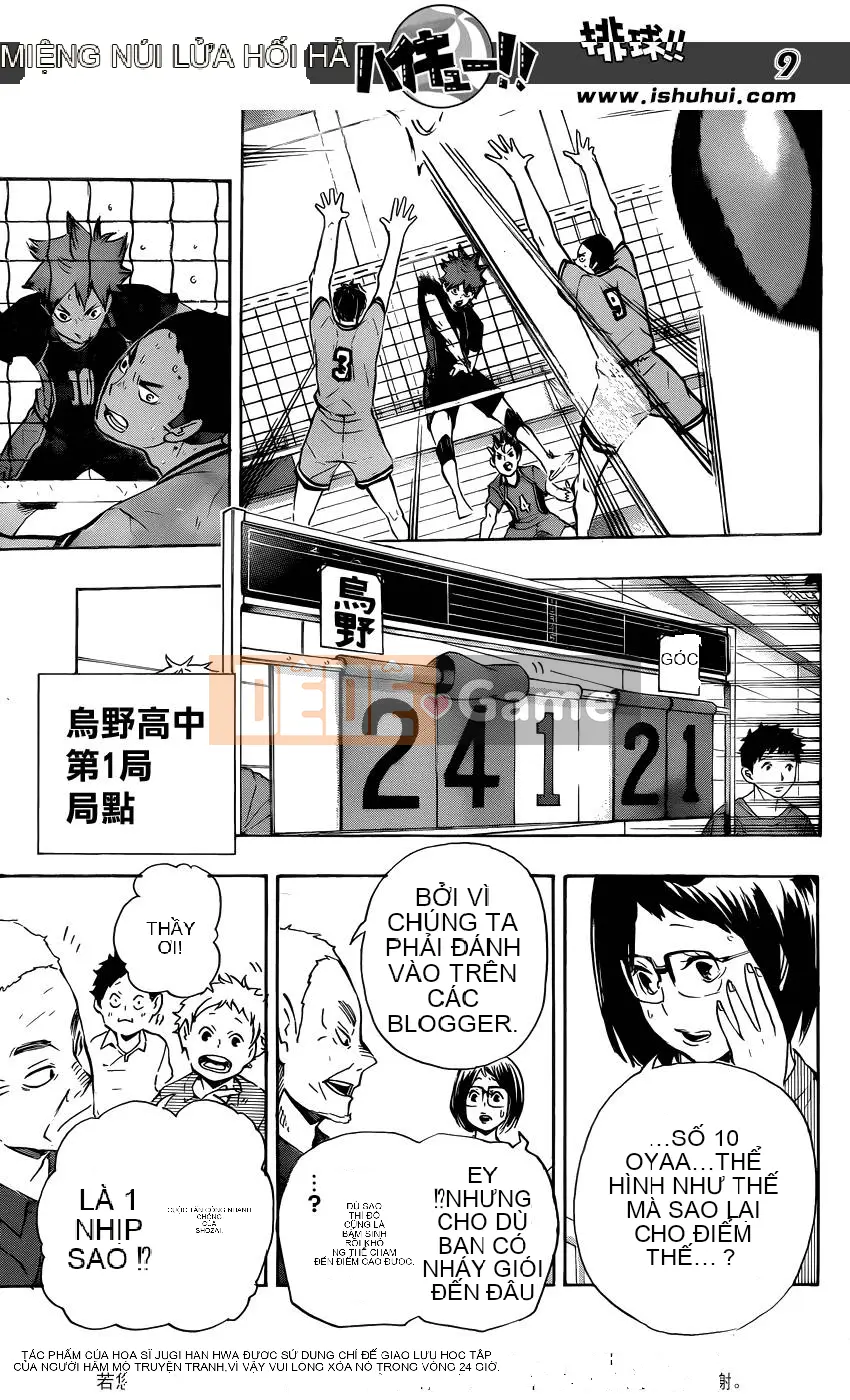 Cậu bé bóng chuyền Chương 104