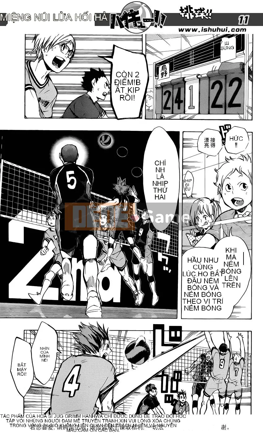 Cậu bé bóng chuyền Chương 104