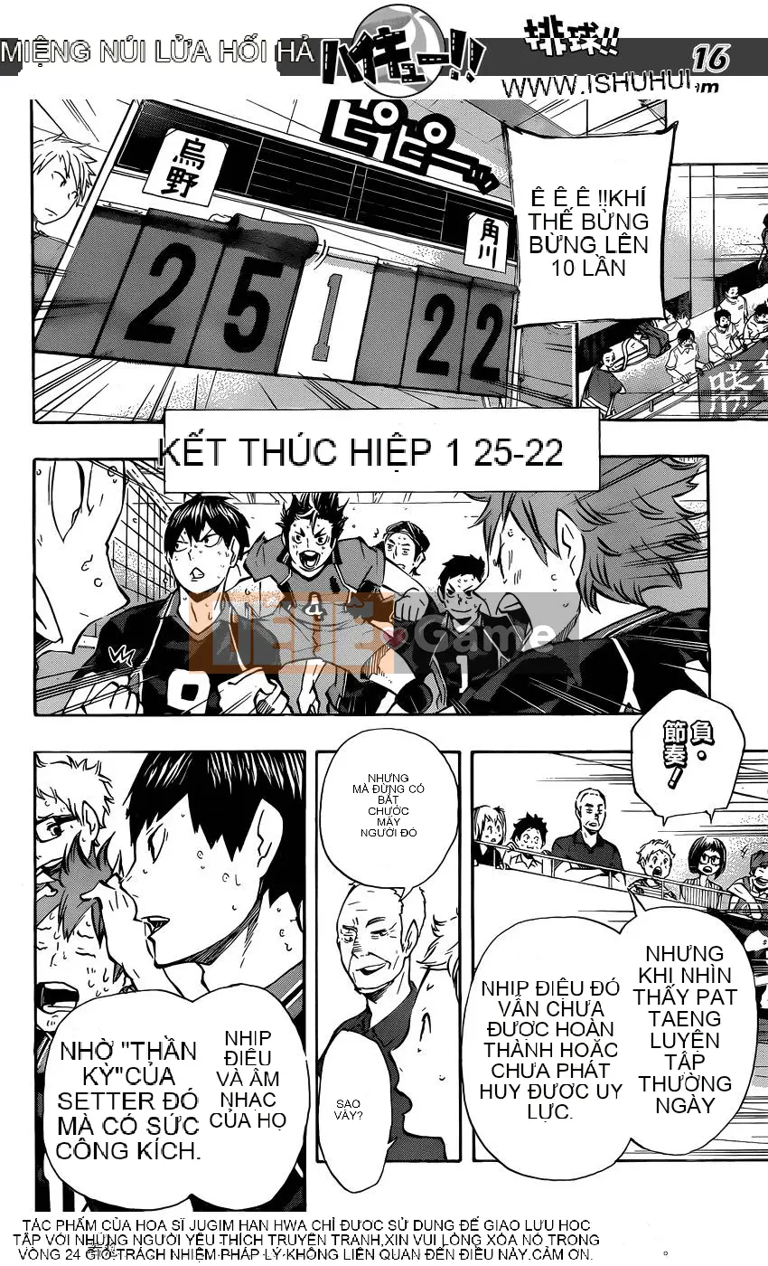 Cậu bé bóng chuyền Chương 104