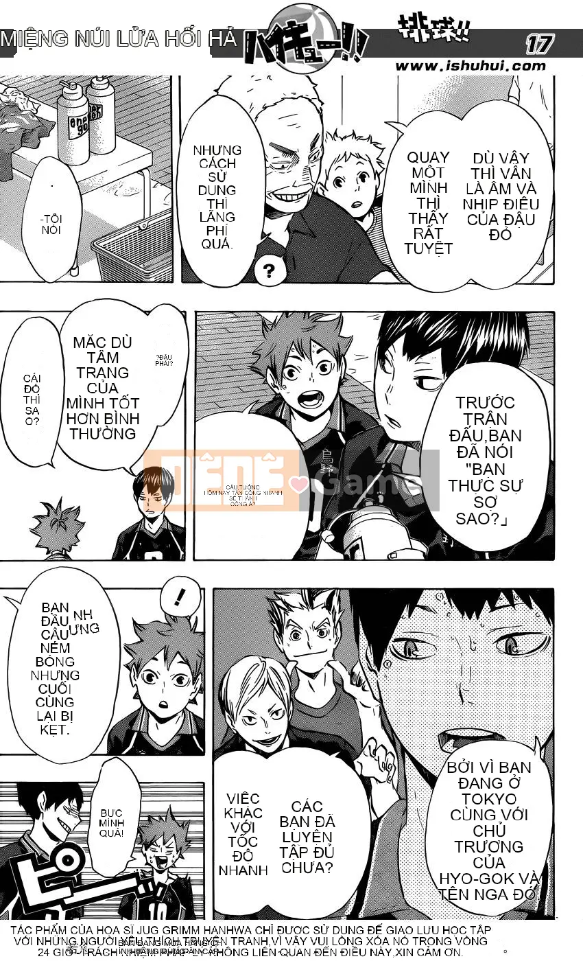 Cậu bé bóng chuyền Chương 104