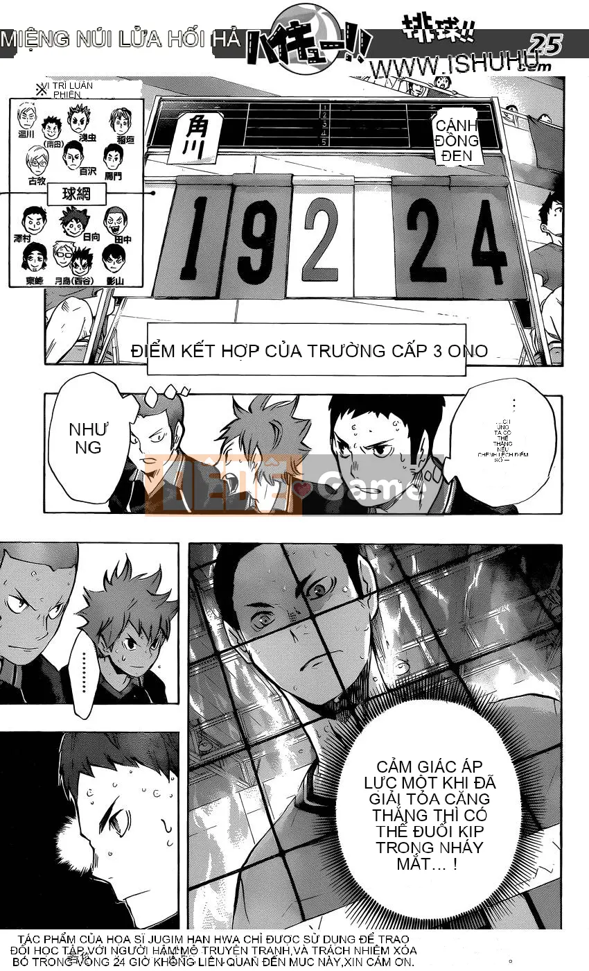 Cậu bé bóng chuyền Chương 104