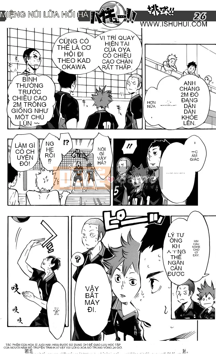 Cậu bé bóng chuyền Chương 104