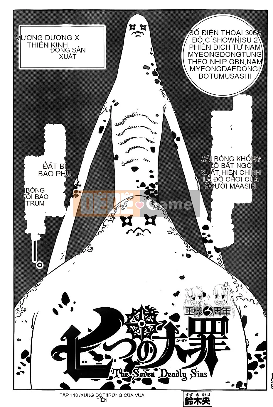 Bảy tội lỗi ban đầu Chương 118