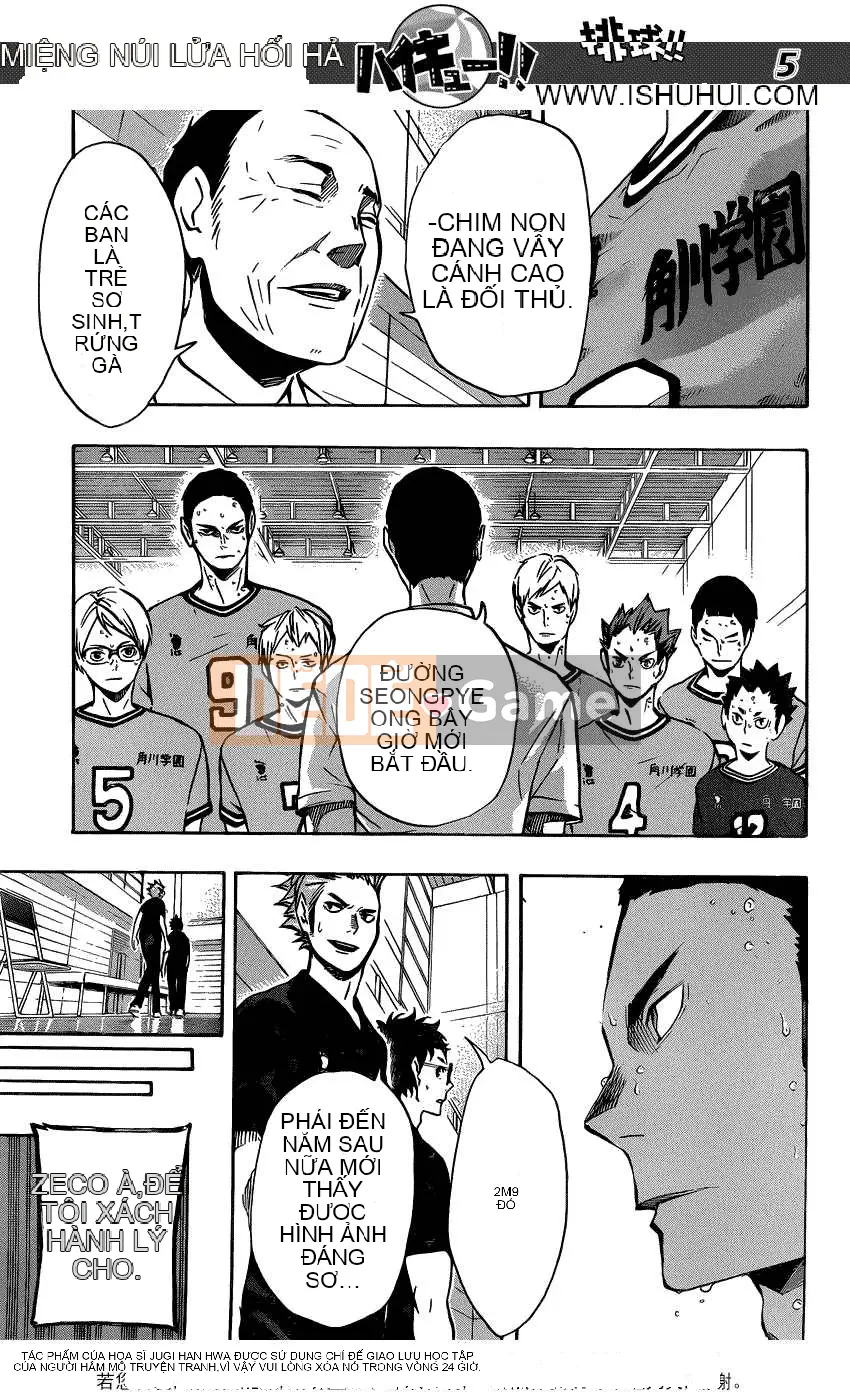 Cậu bé bóng chuyền Chương 105