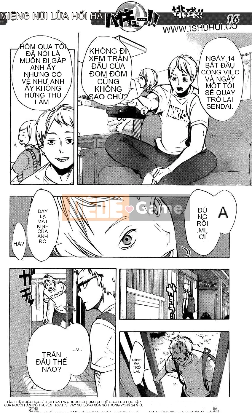 Cậu bé bóng chuyền Chương 105