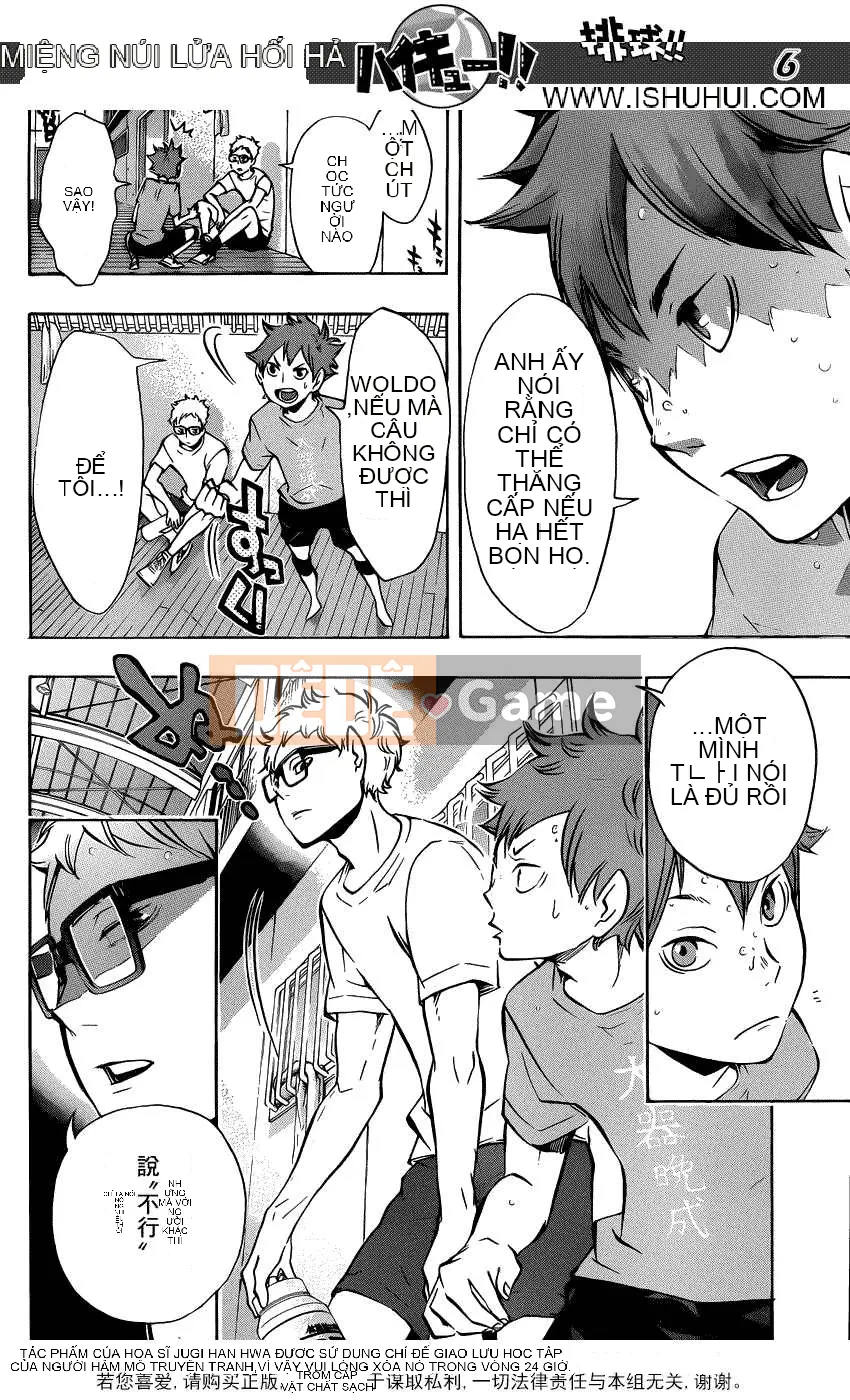 Cậu bé bóng chuyền Chương 106