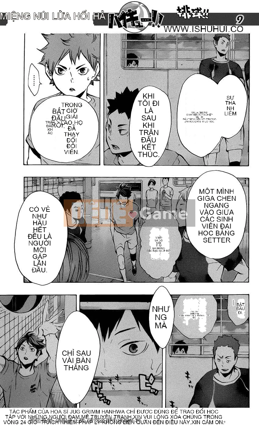 Cậu bé bóng chuyền Chương 106