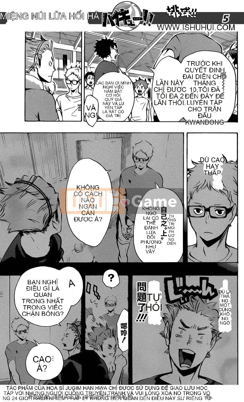 Cậu bé bóng chuyền Chương 107