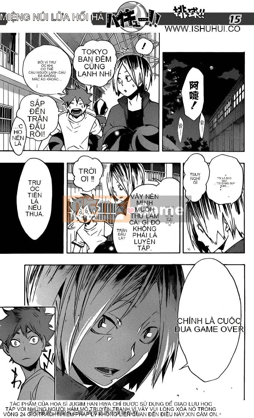 Cậu bé bóng chuyền Chương 107