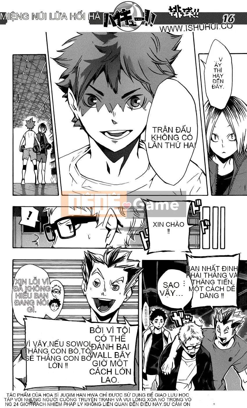 Cậu bé bóng chuyền Chương 107