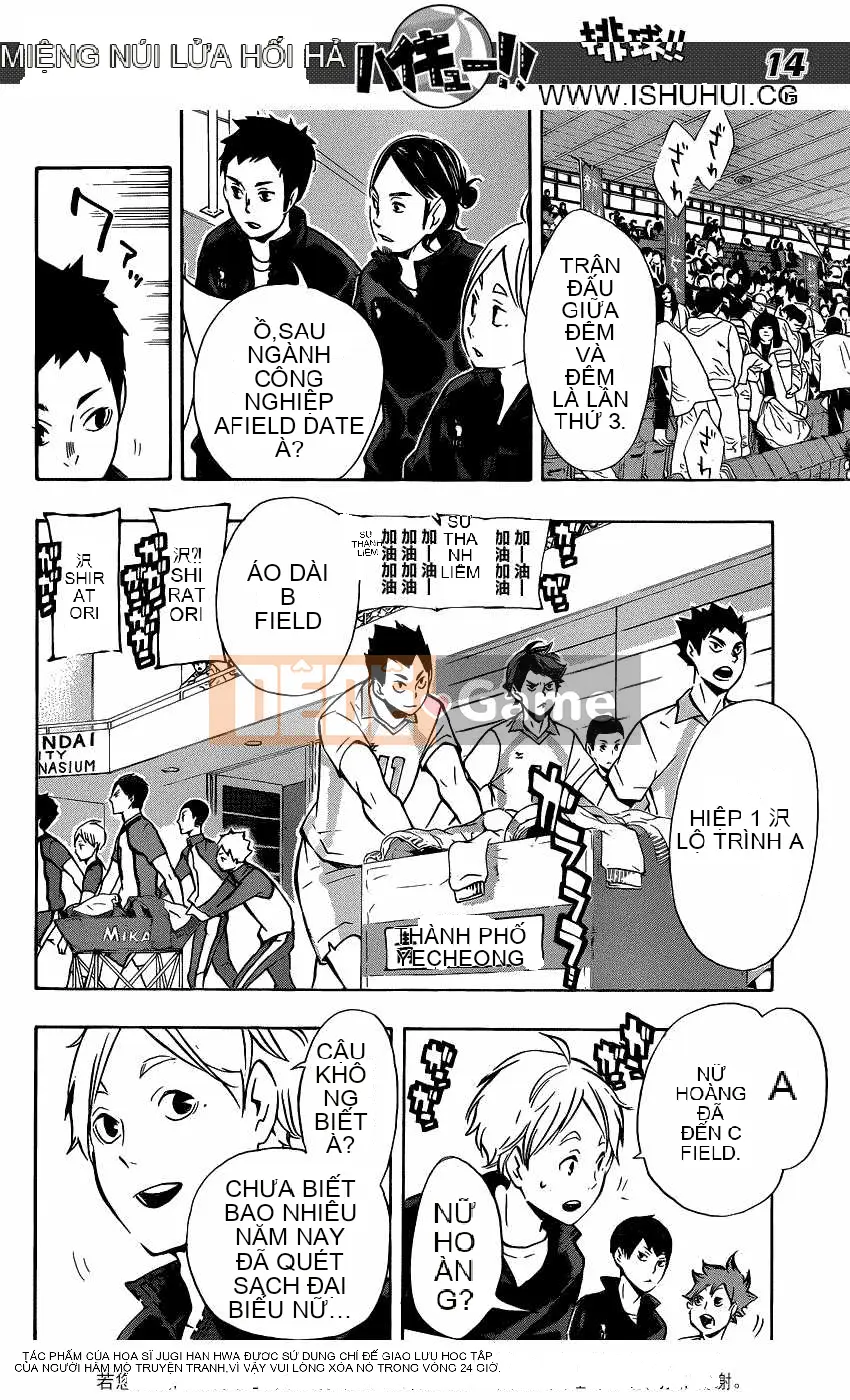 Cậu bé bóng chuyền Chương 108