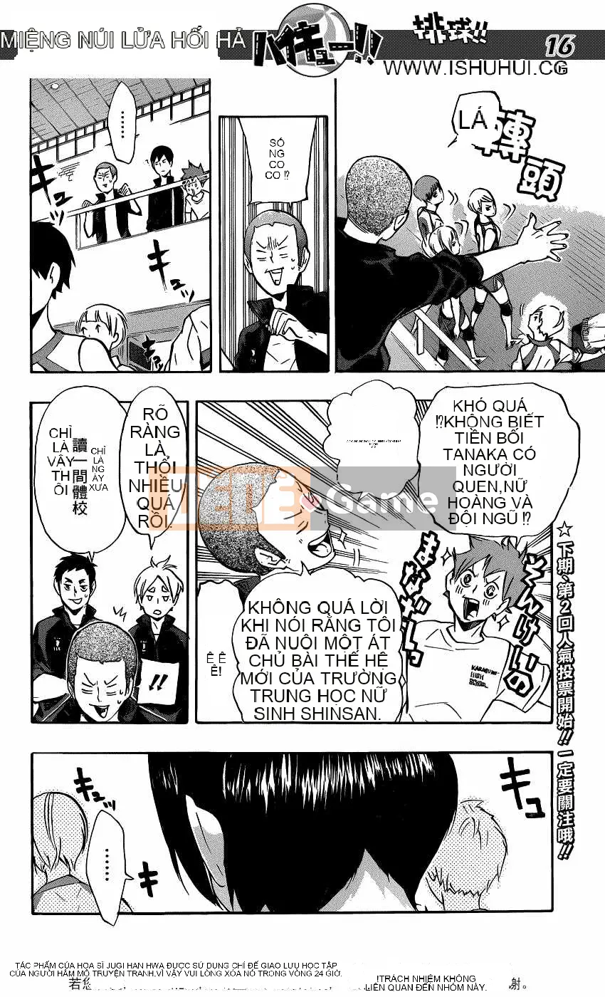 Cậu bé bóng chuyền Chương 108