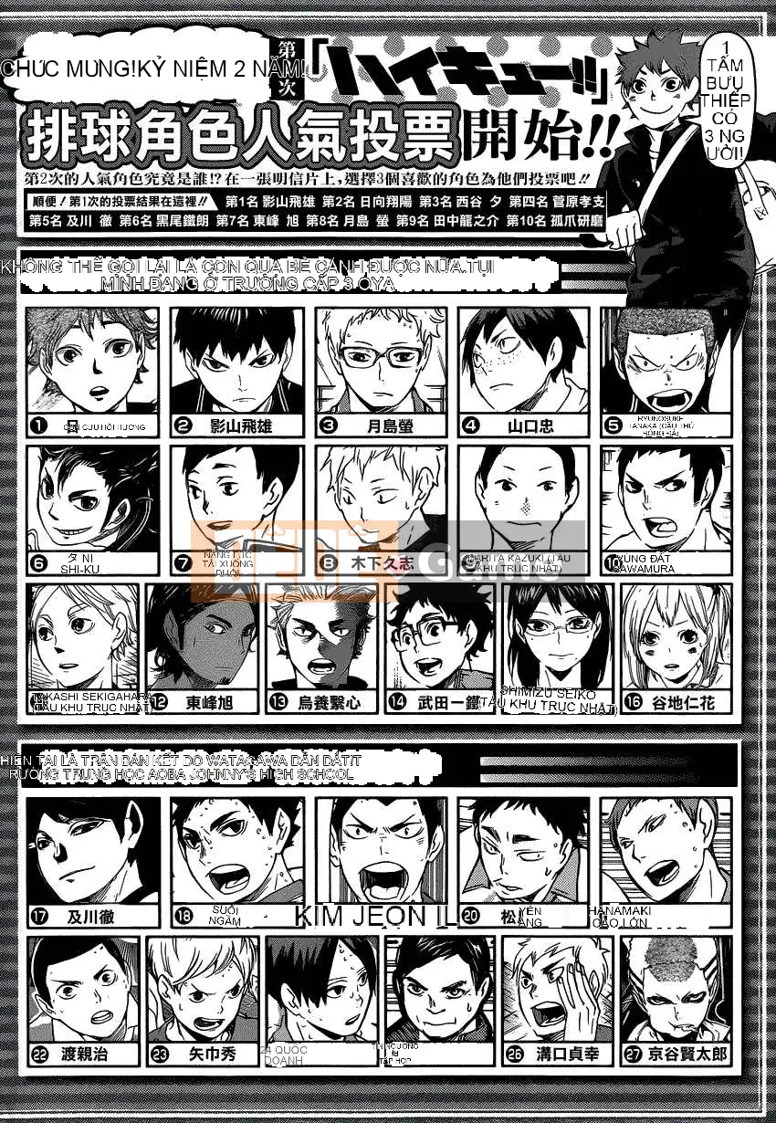 Cậu bé bóng chuyền Chương 109