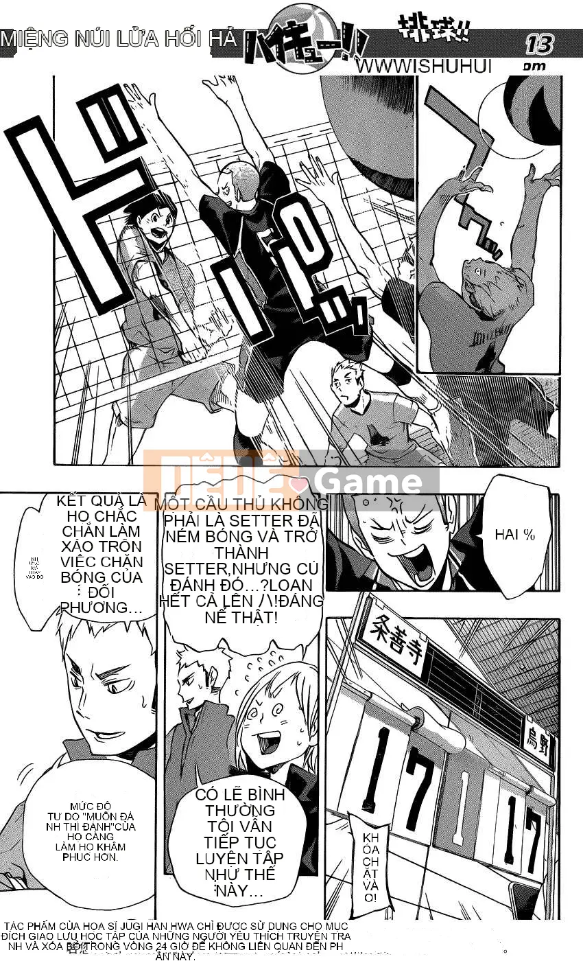 Cậu bé bóng chuyền Chương 110