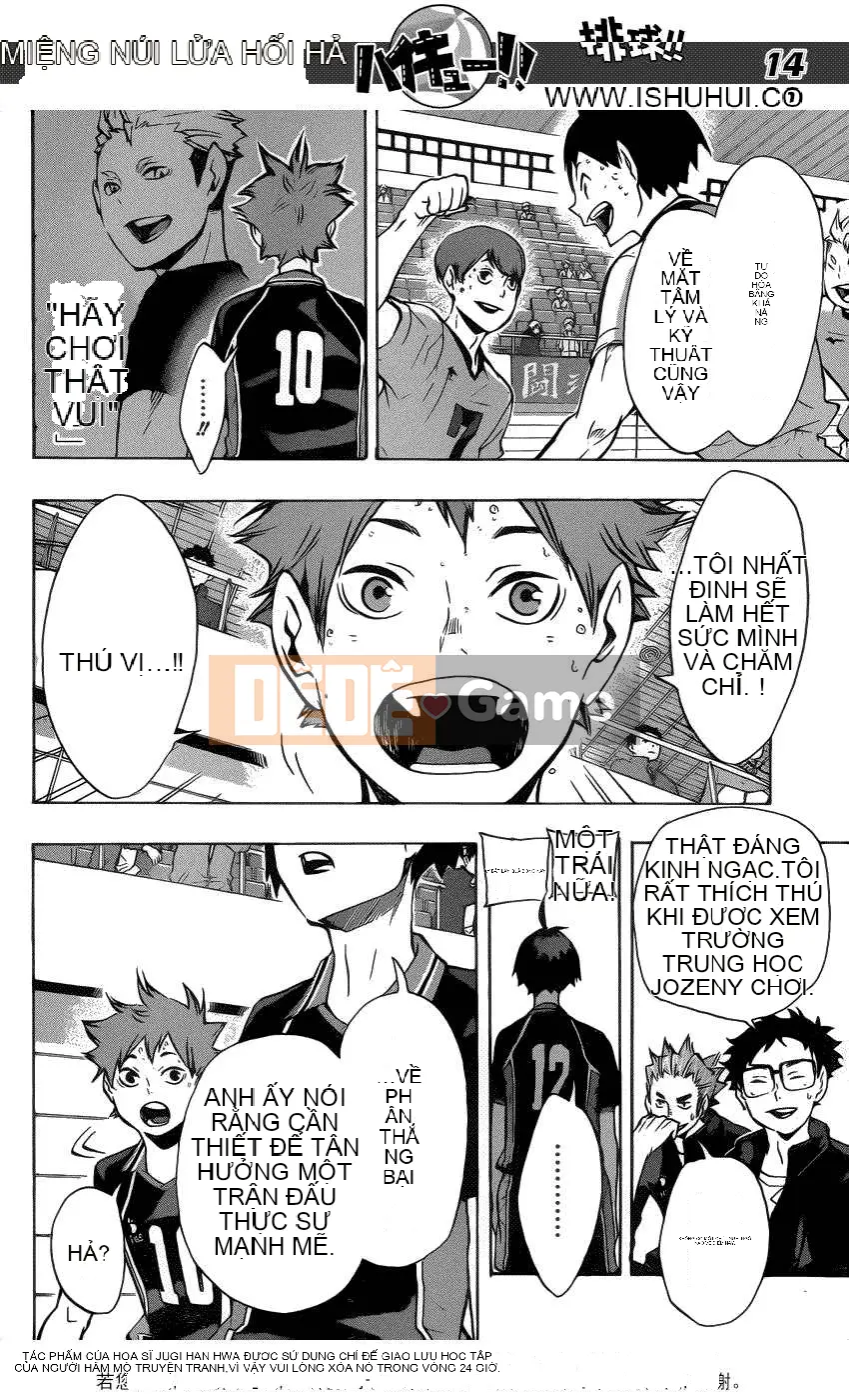 Cậu bé bóng chuyền Chương 110