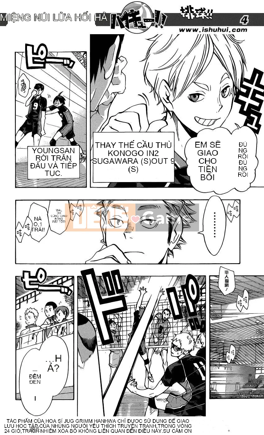 Cậu bé bóng chuyền Chương 111