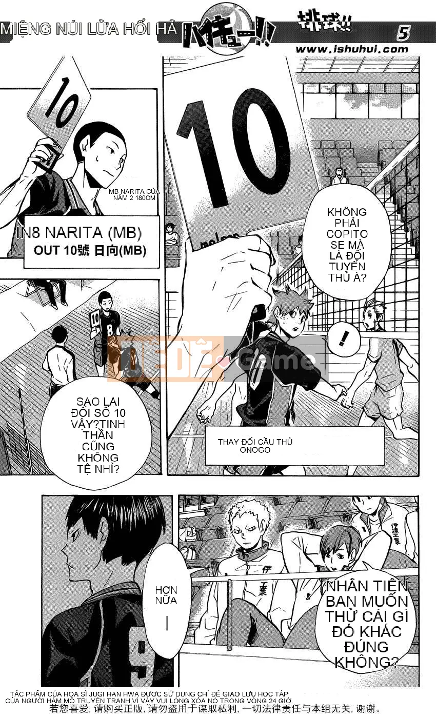 Cậu bé bóng chuyền Chương 111