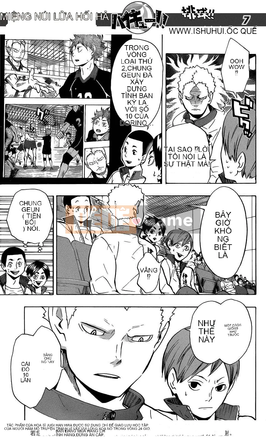 Cậu bé bóng chuyền Chương 111