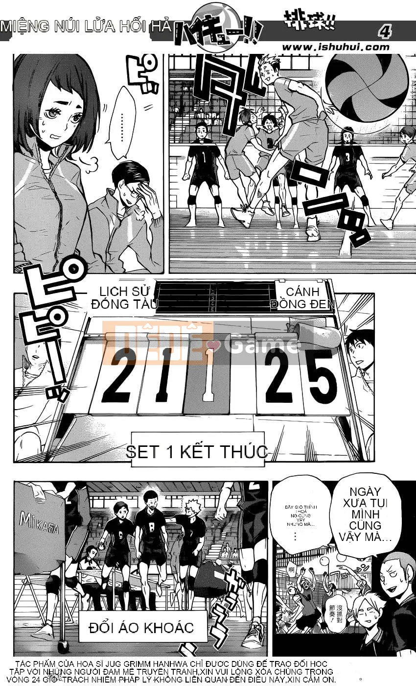 Cậu bé bóng chuyền Chương 112