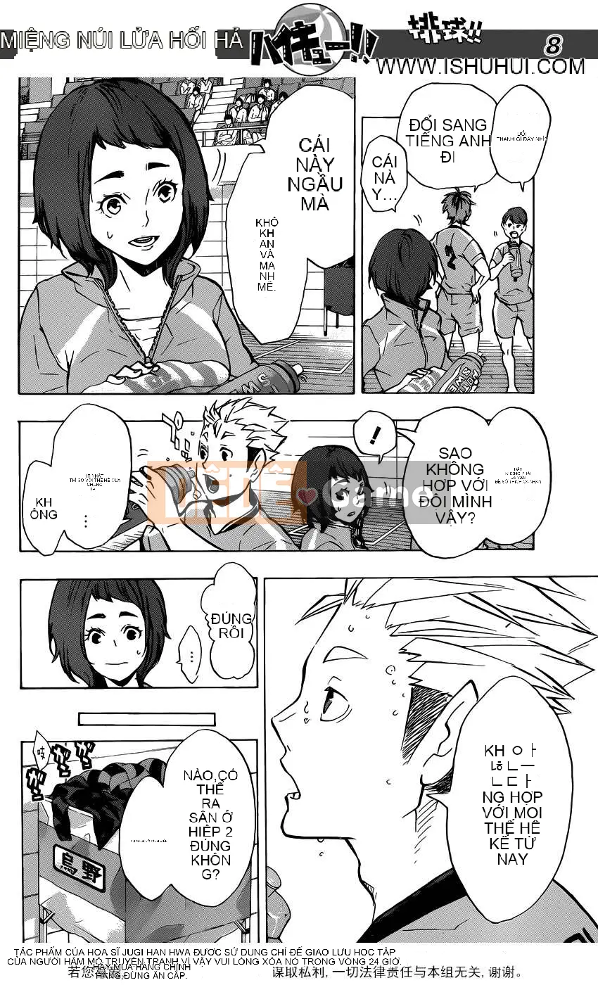 Cậu bé bóng chuyền Chương 112