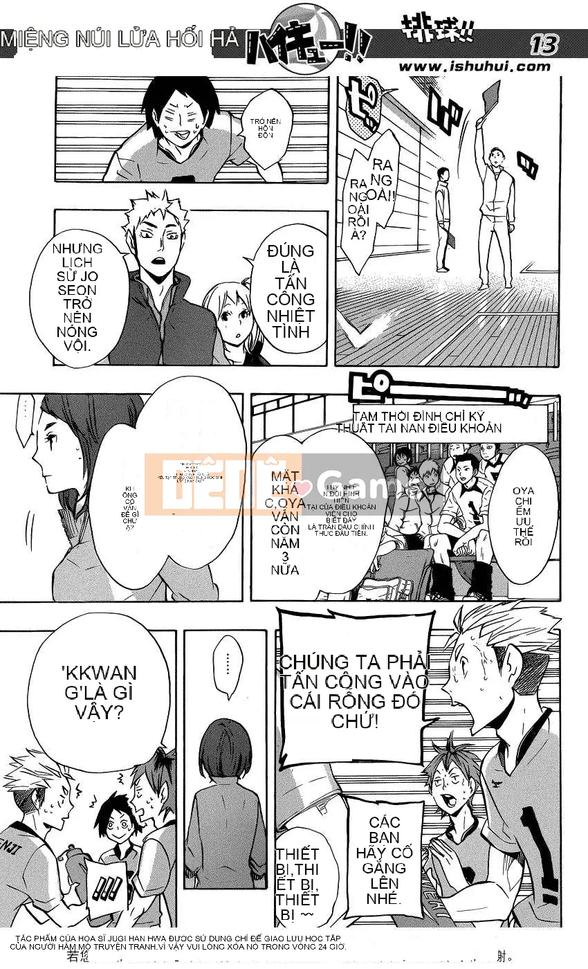 Cậu bé bóng chuyền Chương 113