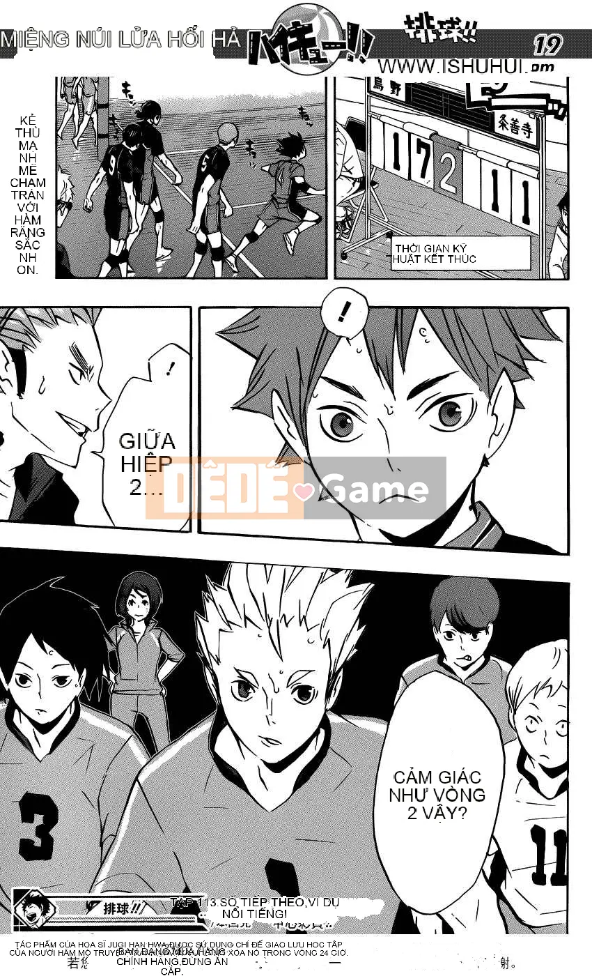 Cậu bé bóng chuyền Chương 113