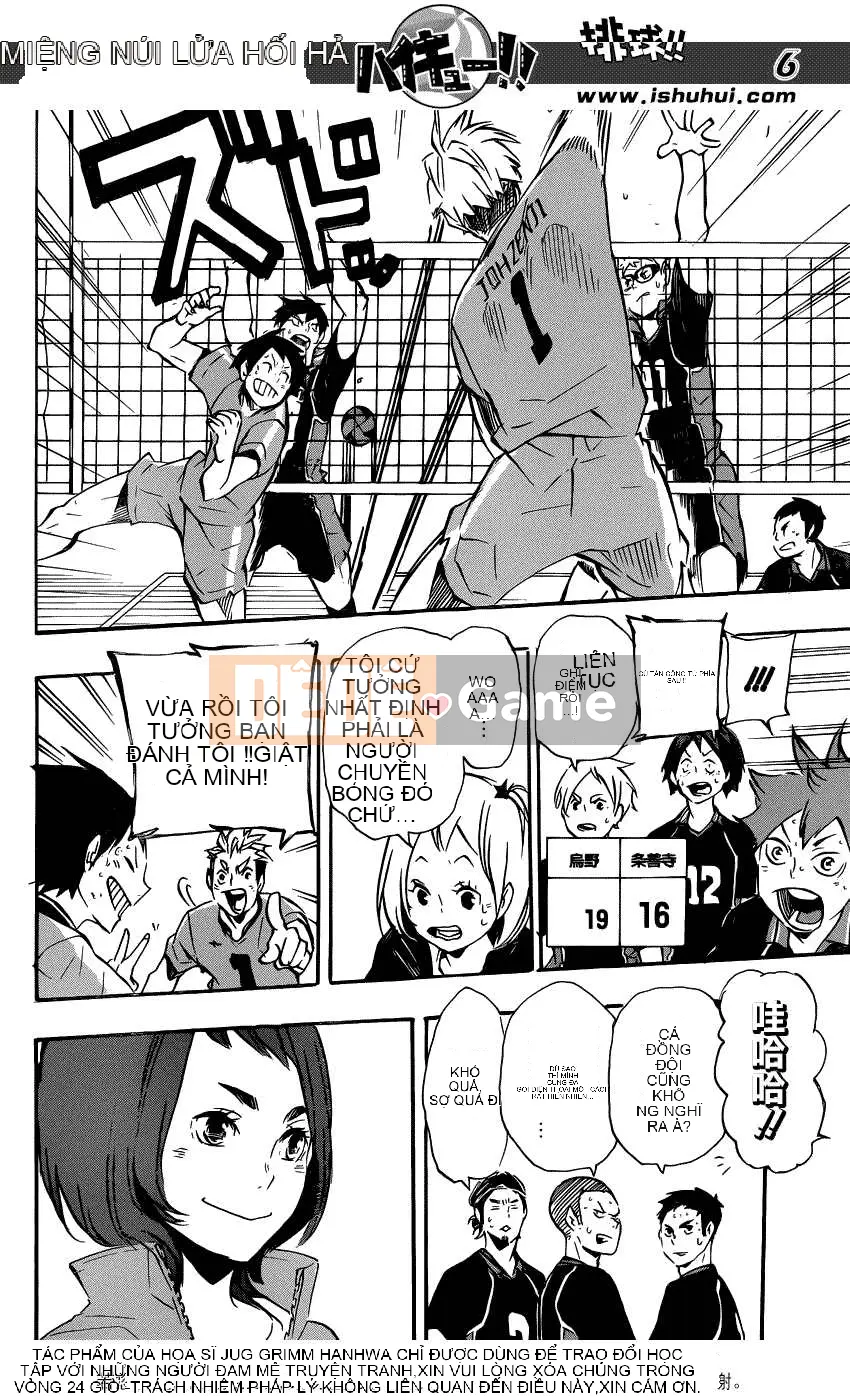 Cậu bé bóng chuyền Chương 114