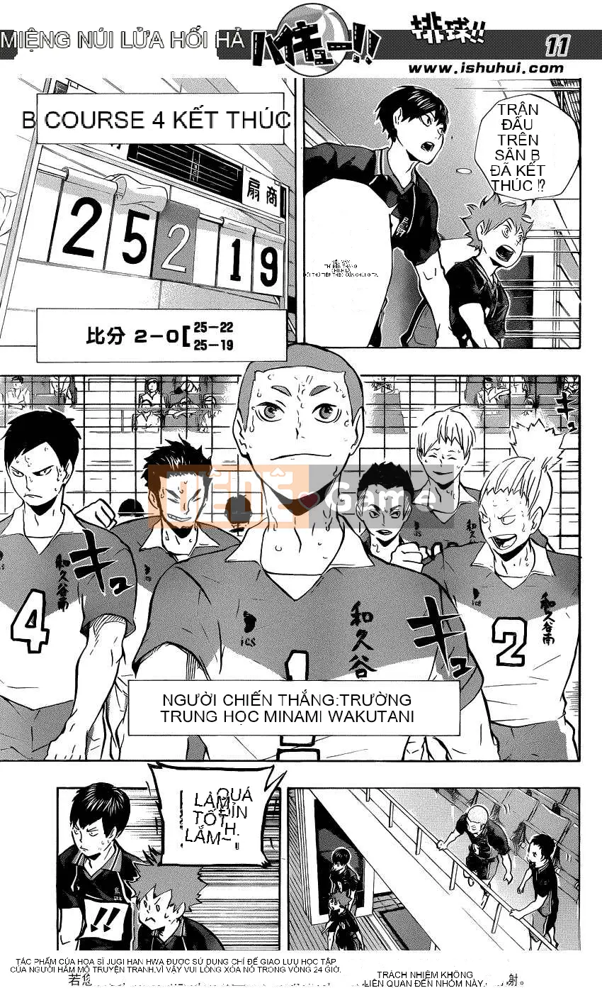 Cậu bé bóng chuyền Chương 115