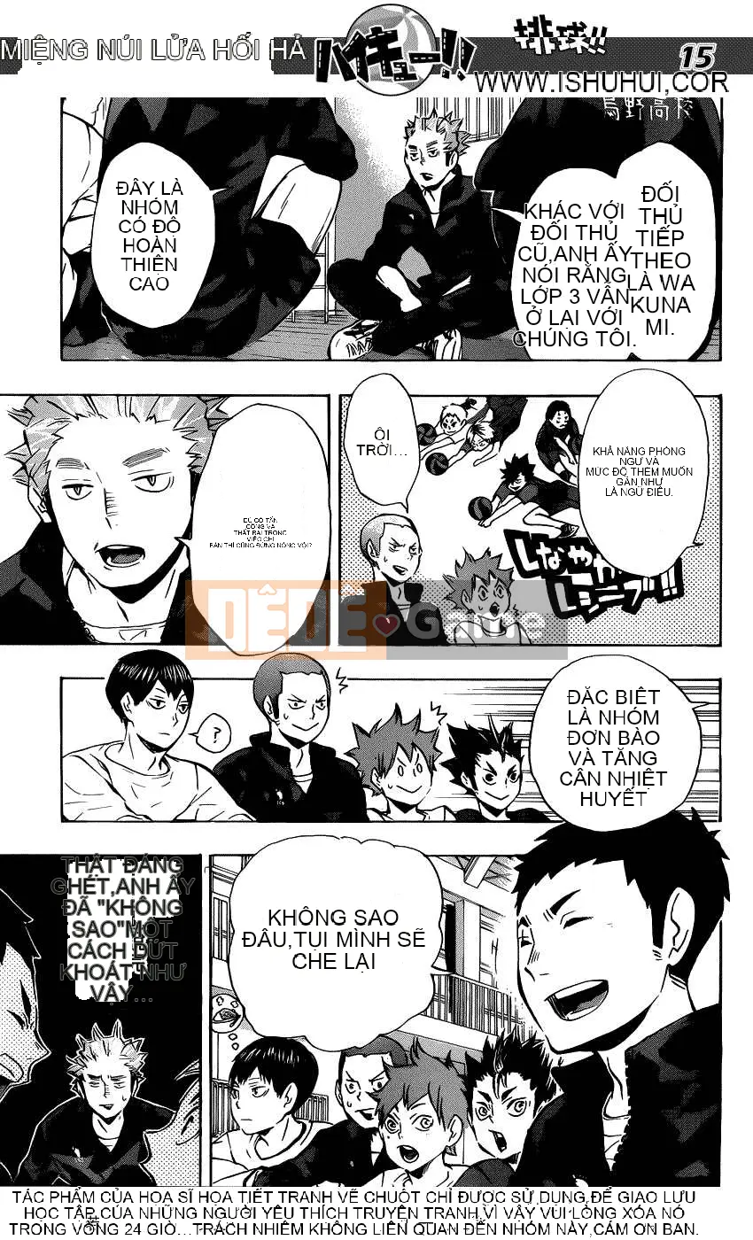 Cậu bé bóng chuyền Chương 115