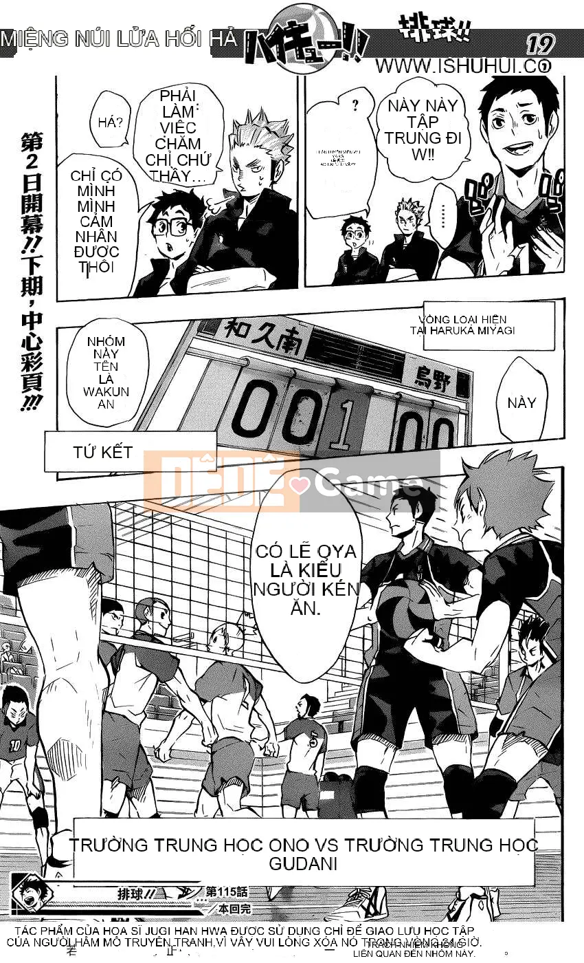 Cậu bé bóng chuyền Chương 115