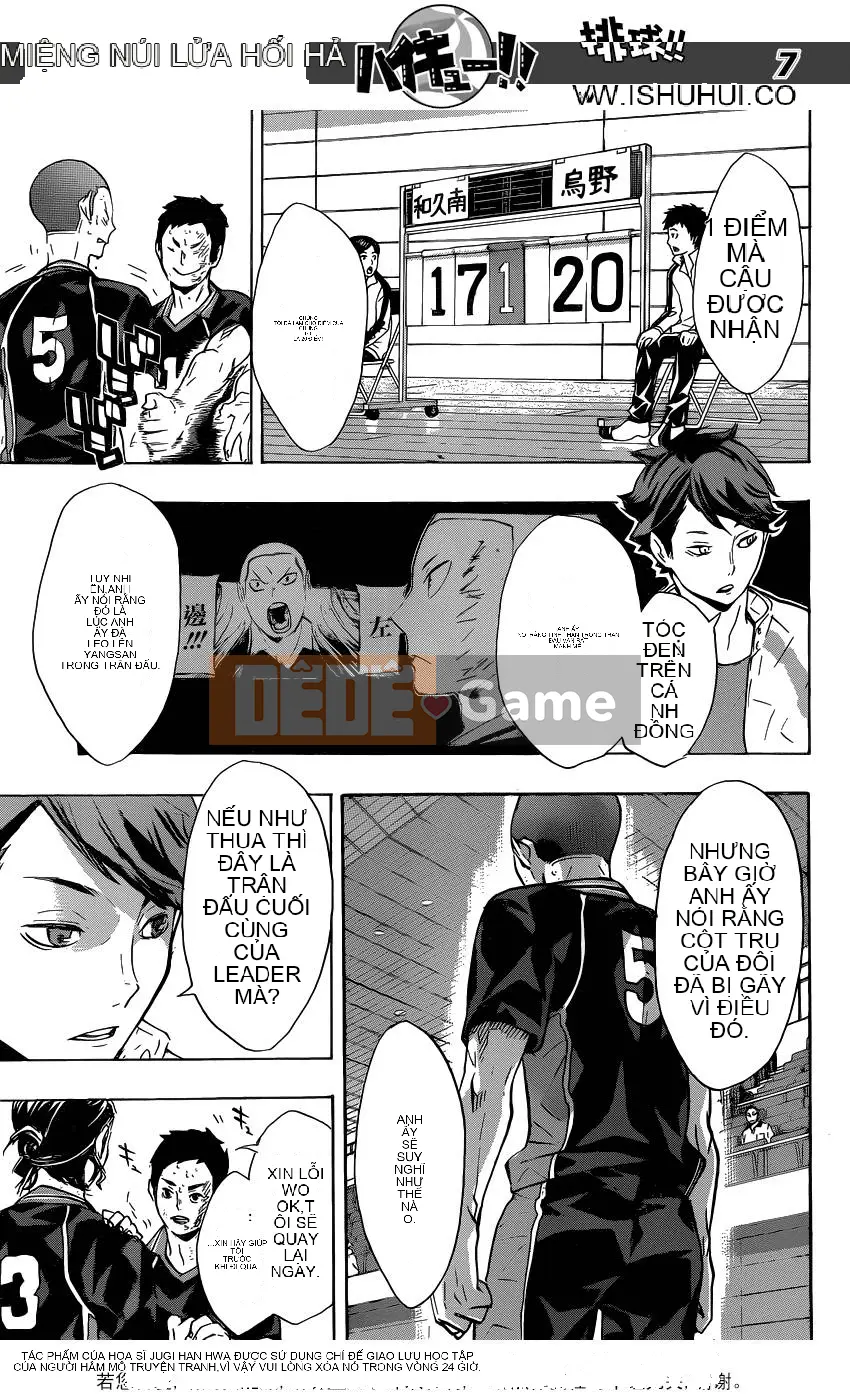 Cậu bé bóng chuyền Chương 118