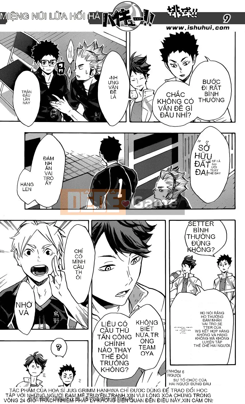 Cậu bé bóng chuyền Chương 118